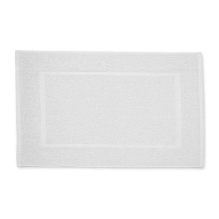 MARTEX BY WESTPOINT HOSPITALITY White Bath Mat, 20 x 34, 105lbs, 12PK 7132248